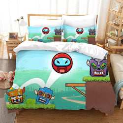 Red Ball 4 Bedding Set Pattern Quilt Cover Without Filler (Online Order Only)