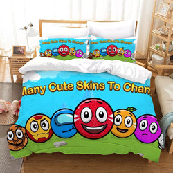 Red Ball 4 Bedding Set Pattern Quilt Cover Without Filler (Online Order Only)