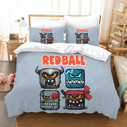 Red Ball 4 Bedding Set Pattern Quilt Cover Without Filler (Online Order Only)