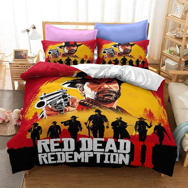 Red Dead Redemption Bedding Set Quilt Covers Without Filler (Online Order Only)