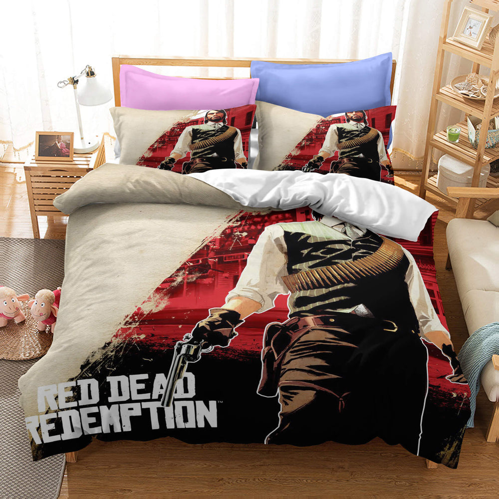 Red Dead Redemption Bedding Set Quilt Covers Without Filler (Online Order Only)