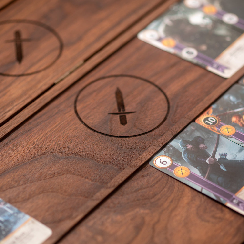 Gwent Board - Witcher Card Game - Genuine Hardwoods (ONLINE ORDER ONLY)