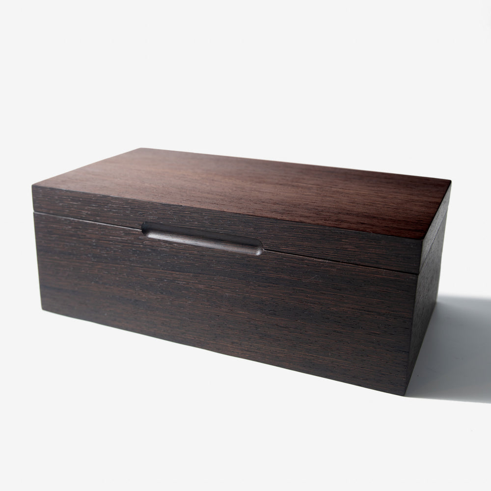 Cigar Humidor - Wenge with Spanish Cedar Lining - 80 Capacity (ONLINE ORDER ONLY)
