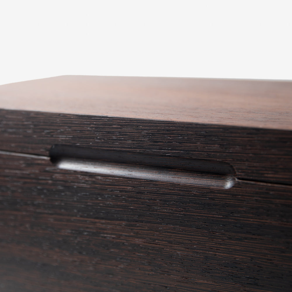 Cigar Humidor - Wenge with Spanish Cedar Lining - 80 Capacity (ONLINE ORDER ONLY)