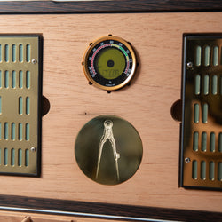 Cigar Humidor - Wenge with Spanish Cedar Lining - 80 Capacity (ONLINE ORDER ONLY)