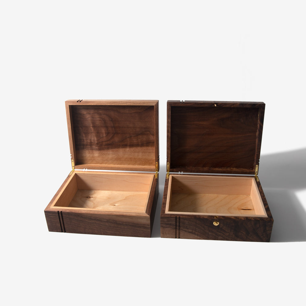 Keepsake Box - Black Walnut and Maple (ONLINE ORDER ONLY)