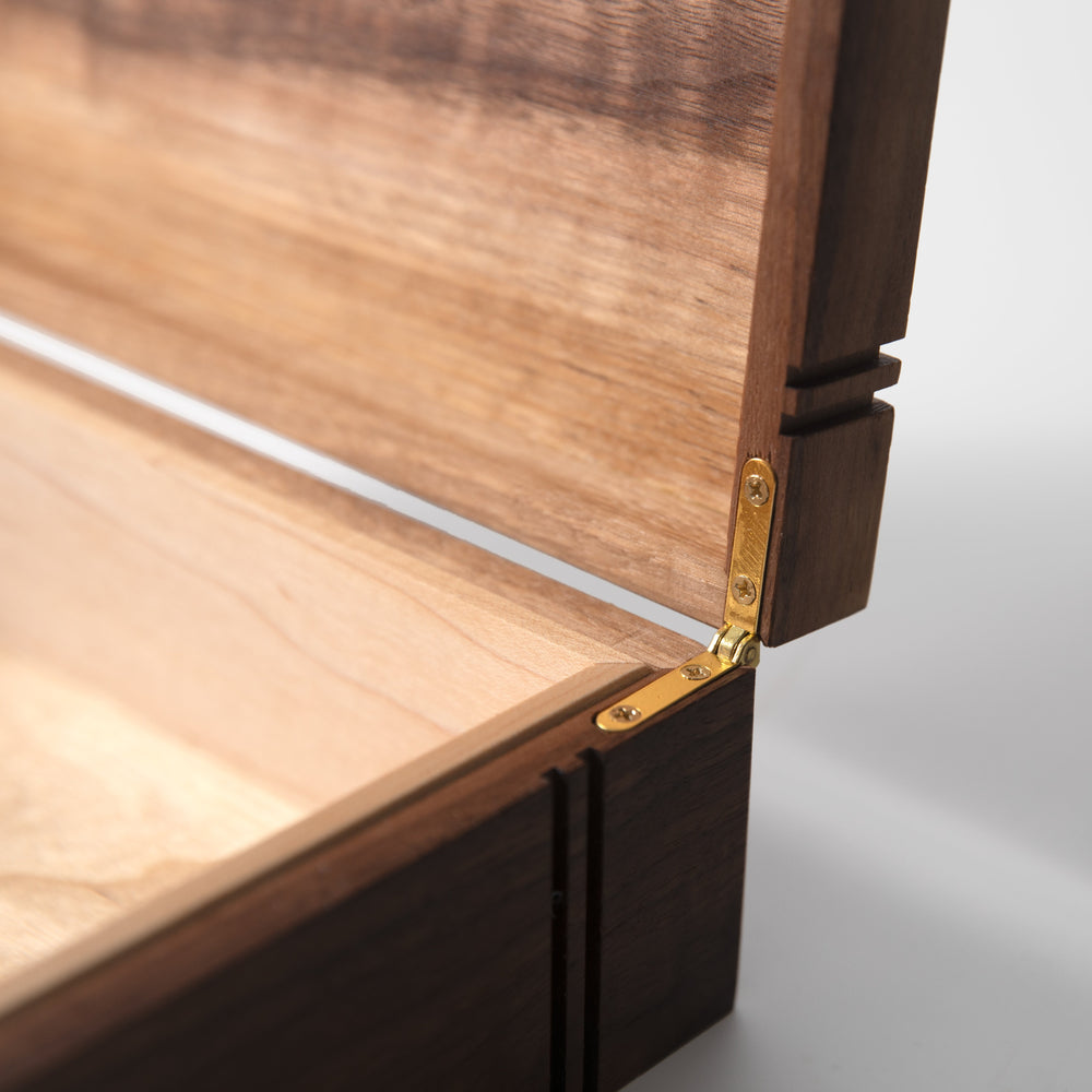 Keepsake Box - Black Walnut and Maple (ONLINE ORDER ONLY)