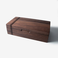 Tea Chest - Black Walnut - 8 Compartments (ONLINE ORDER ONLY)