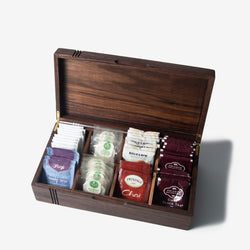 Tea Chest - Black Walnut - 8 Compartments (ONLINE ORDER ONLY)