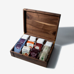 Tea Chest - Black Walnut - 12 Compartments (ONLINE ORDER ONLY)