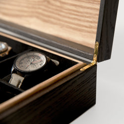 Watch Box - Black Ash and White Ash (ONLINE ORDER ONLY)