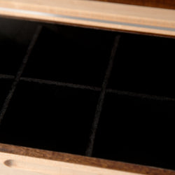 Watch Box - Curly Maple and Sapele Mahogany - 8 Watch Compartments (ONLINE ORDER ONLY)