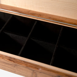 Watch Box - Desert Mesquite and Curly Maple - 8 Watch Compartments (ONLINE ORDER ONLY)