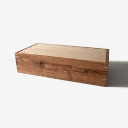 Watch Box - Desert Mesquite and Curly Maple - 8 Watch Compartments (ONLINE ORDER ONLY)