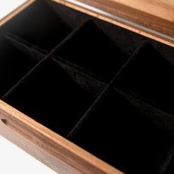 Watch Box - Black Walnut and Oak - 8 Compartments (ONLINE ORDER ONLY)