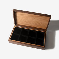 Watch Box - Black Walnut and Oak - 8 Compartments (ONLINE ORDER ONLY)