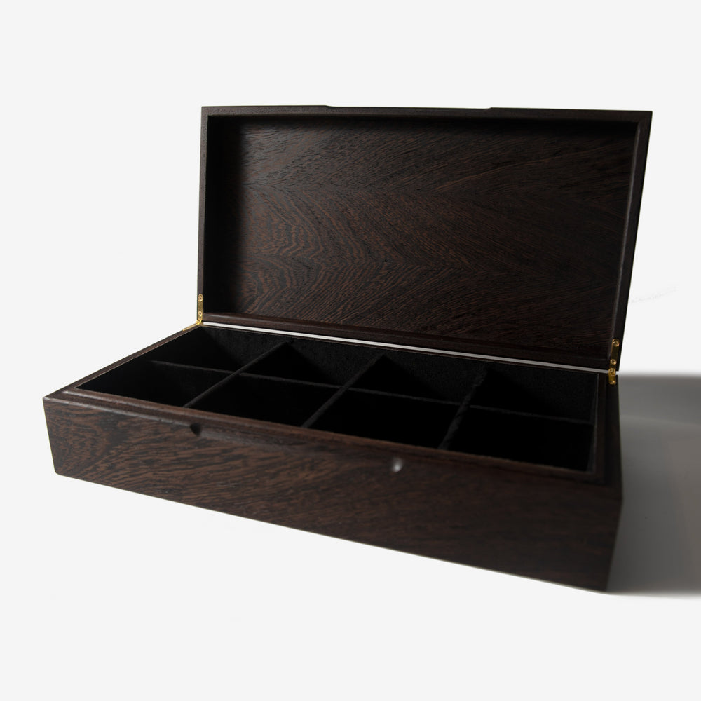 Watch Box - Wenge Hardwood - 8 Watch Compartments (ONLINE ORDER ONLY)