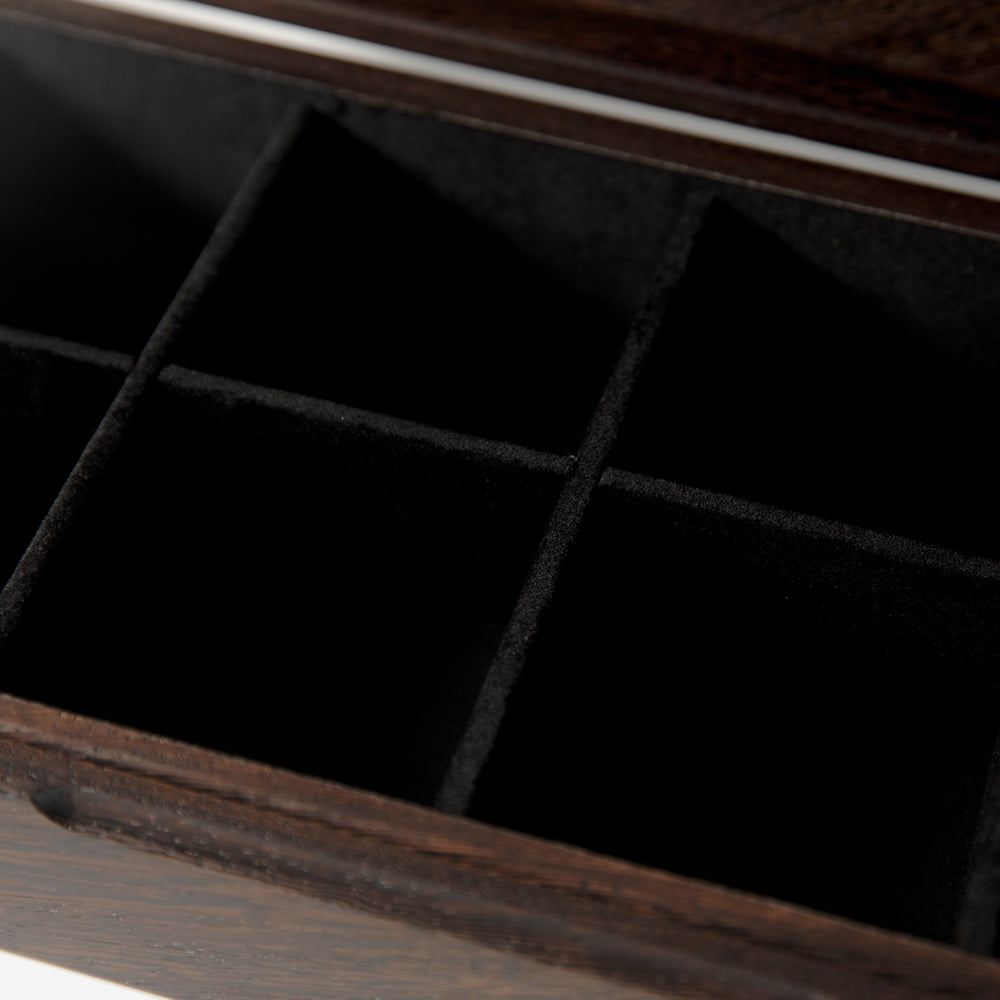 Watch Box - Wenge Hardwood - 8 Watch Compartments (ONLINE ORDER ONLY)