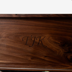 Watch Box with Drawer - Solid Black Walnut - 12 to 16 Watch Compartments (ONLINE ORDER ONLY)