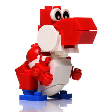 Friendly Red Dino - Custom Set made using LEGO parts (Online Order Only)