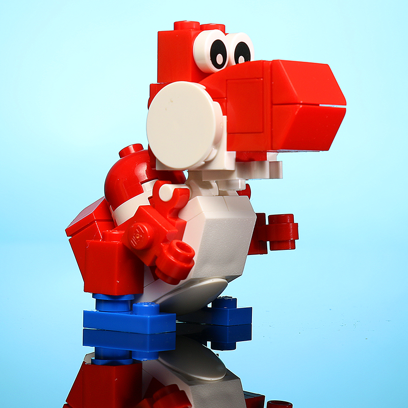 Friendly Red Dino - Custom Set made using LEGO parts (Online Order Only)