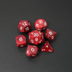 Redwood Forest - 7 Piece DnD Dice Set | Wood RPG Gaming Dice (ONLINE ORDER ONLY)