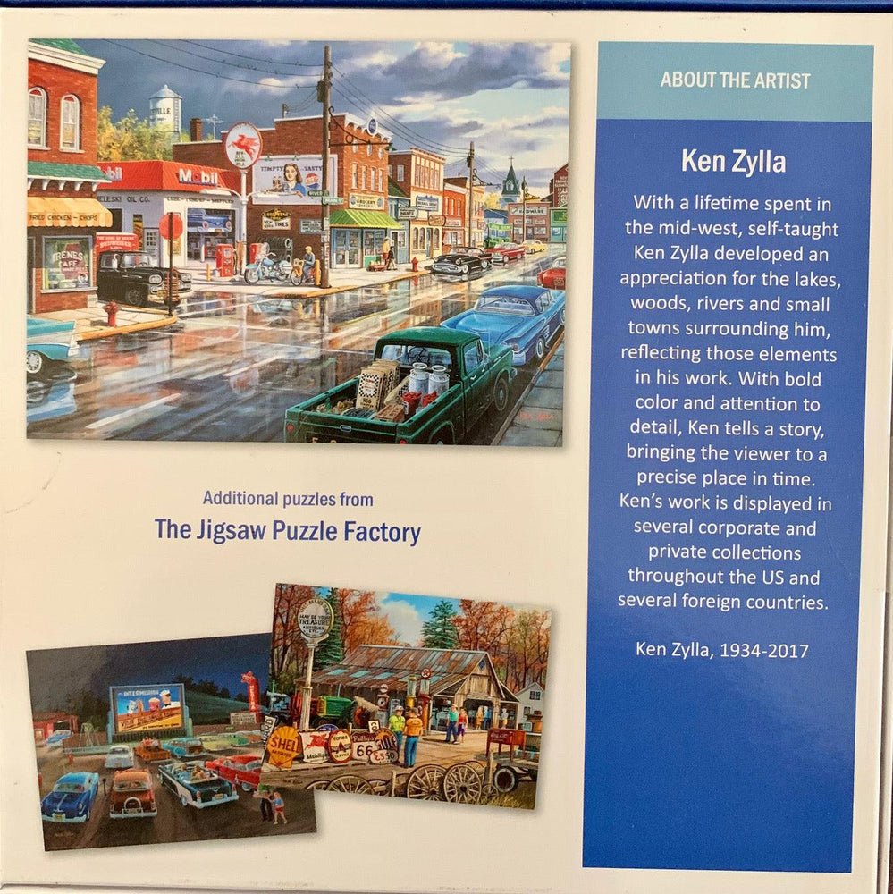 Reflections on Main Street Old Time Town 1000 Piece Jigsaw Puzzle Leap Year (ONLINE ORDER ONLY)