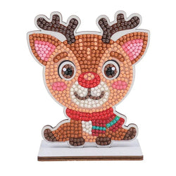 Reindeer Crystal Art Festive Buddies Kit Craft Buddy