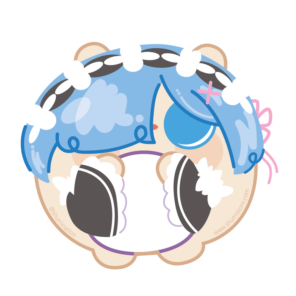 Shumi Mascot: Re:Zero Starting Life in Another World - Rem Sticker (ONLINE ORDER ONLY)