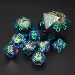 Remorhaz's Eye | Giant D20 Moving Eye DnD Dice | Acrylic RPG Gaming Dice (ONLINE ORDER ONLY)