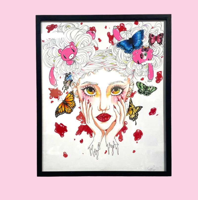 Christiana Linares - In Gloom - Original Artwork - Gloomy Bear Exhibition (ONLINE ORDER ONLY)