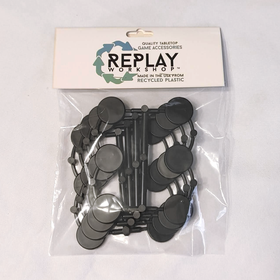 Replay Workshop: Recycled Plastic Miniatures Bases 1" Round (ONLINE ORDER ONLY)