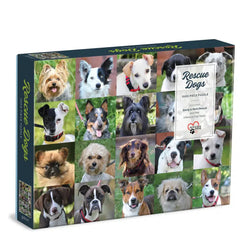 Rescue Dogs 1000 Piece Jigsaw Puzzle Galison (ONLINE ORDER ONLY)