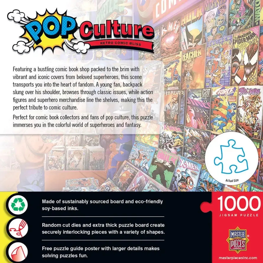 Retro Comic Bliss Pop Culture 1000 Piece Jigsaw Puzzle MasterPieces (ONLINE ORDER ONLY)