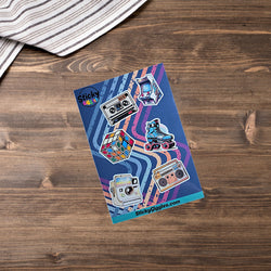 Fun Retro Collection 1 Sticker Sheet 6 Stickers (ONLINE ORDER ONLY)
