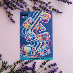 Fun Retro Collection 2 Sticker Sheet 6 Stickers (ONLINE ORDER ONLY)