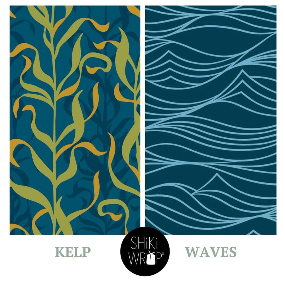 Large Reusable Cloth Furoshiki Gift Wrap | Kelp & Waves (ONLINE ORDER ONLY)