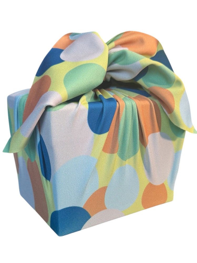 Small Reusable Cloth Furoshiki Gift Wrap | Polka Dots (ONLINE ORDER ONLY)