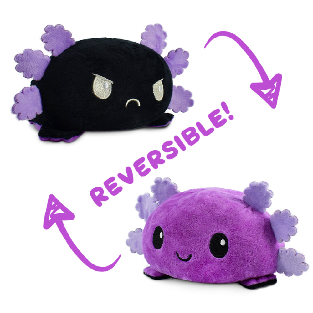 TeeTurtle Reversible Axolotl: Purple/Black (Mini) (ONLINE ORDER ONLY)