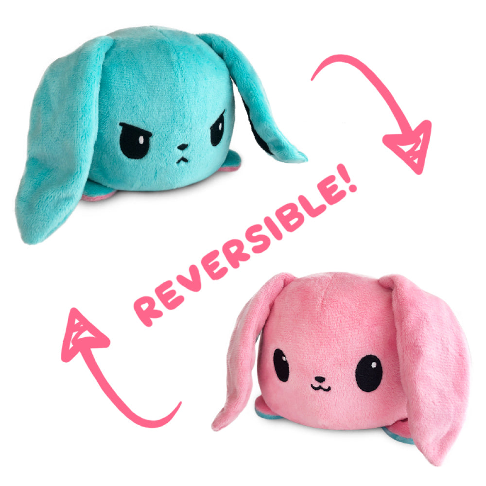 TeeTurtle Reversible Bunny: Pink/Aqua (Mini) (ONLINE ORDER ONLY)