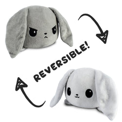 TeeTurtle Reversible Bunny: White/Gray (Mini) (ONLINE ORDER ONLY)
