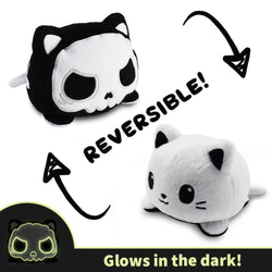 TeeTurtle Reversible Cat: Skeleton Glow (Mini) (ONLINE ORDER ONLY)