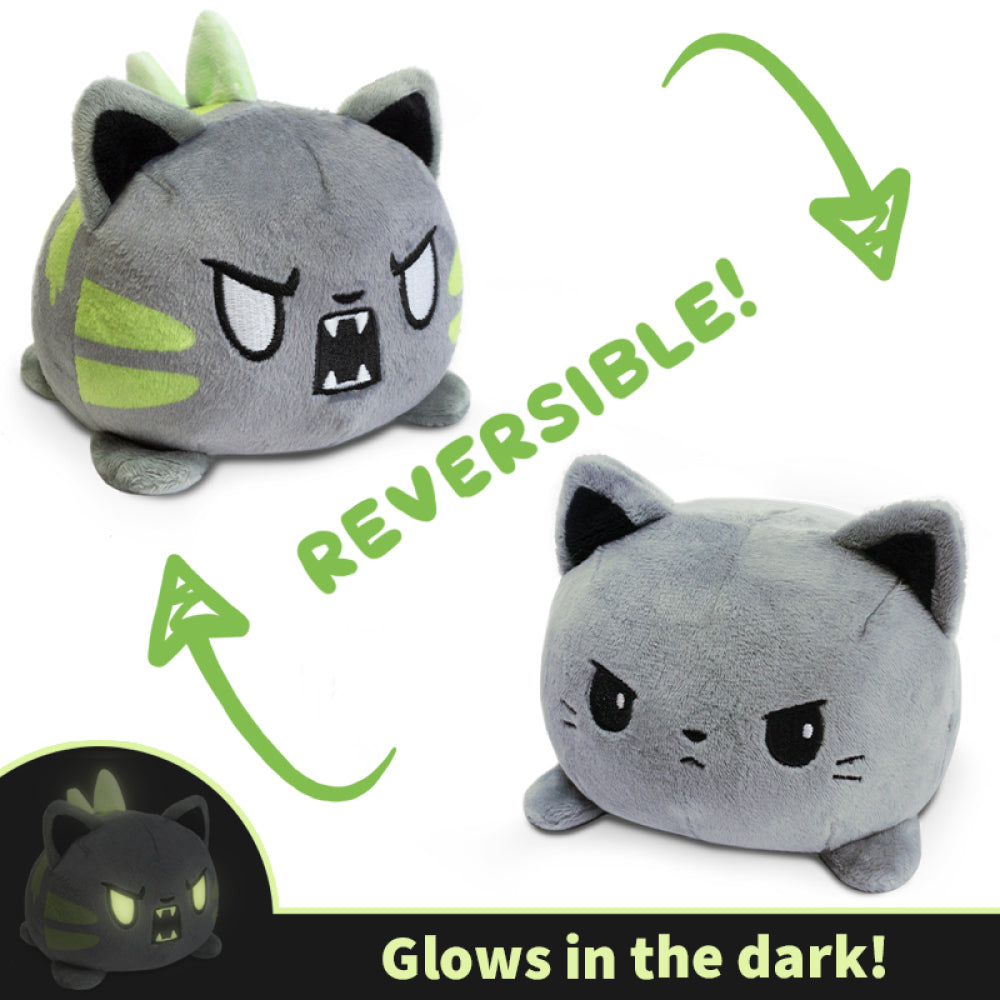 TeeTurtle Reversible Catzilla: Gray Glow (Mini) (ONLINE ORDER ONLY)