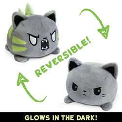 TeeTurtle Reversible Catzilla: Gray Glow (Mini) (ONLINE ORDER ONLY)