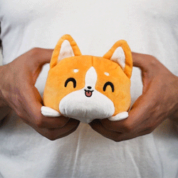 TeeTurtle Reversible Corgi: Orange (Mini) (ONLINE ORDER ONLY)