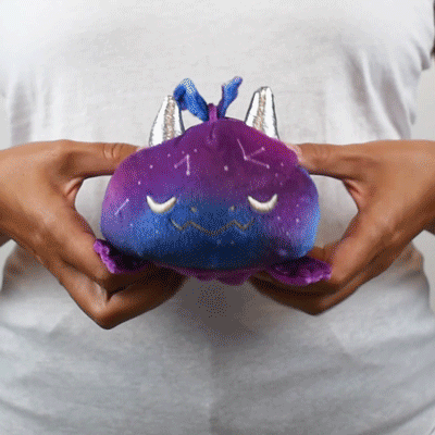 TeeTurtle Reversible Dragon: Galaxy/Purple (Mini) (ONLINE ORDER ONLY)