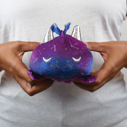 TeeTurtle Reversible Dragon: Galaxy/Purple (Mini) (ONLINE ORDER ONLY)