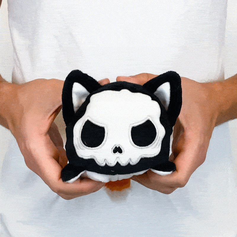 TeeTurtle Reversible Fox: Skeleton Glow (Mini) (ONLINE ORDER ONLY)