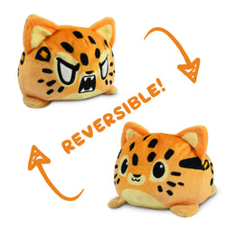 TeeTurtle Reversible Leopard: Orange (Mini) (ONLINE ORDER ONLY)