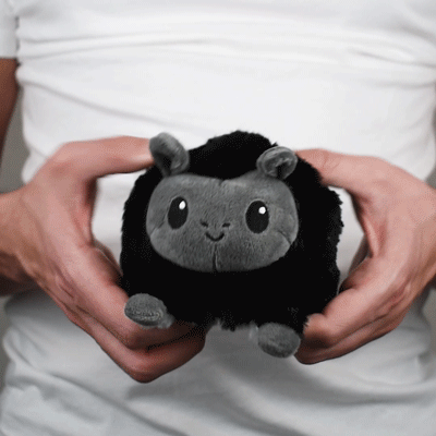 TeeTurtle Reversible Llama: Black/White (Mini) (ONLINE ORDER ONLY)